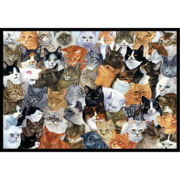 Jensendistributionservices Cats Galore Indoor or Outdoor Mat, 24 x 36 MI2557395 - main